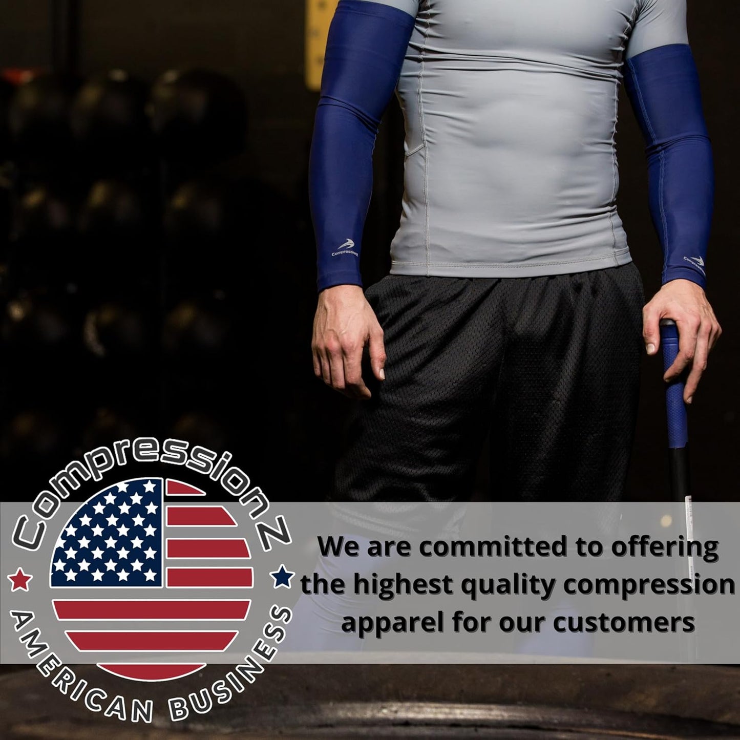 Compression Arm Sleeves for Men & Women| Cooling UV Sun Protection Elbow Pain Relief for All Sports and Recovery