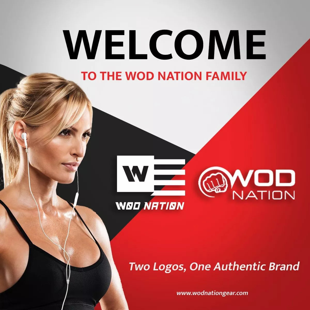WOD Nation Wrist Wraps & Straps for Gym & Weightlifting (18 Inch), Wrist Wraps & Gym Wrist Straps Support for Women,Men - Black/Red