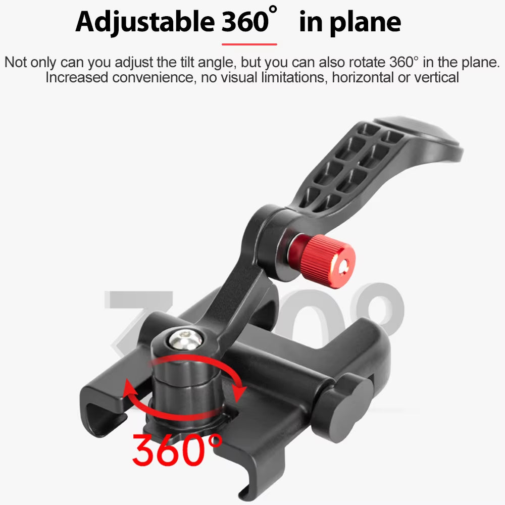 NEWBOLER MTB Phone Mount Stand Bicycle Holder 360° Rotatable Aluminum Adjustable Bike Phone Holder Non-Slip Cycling Bracke